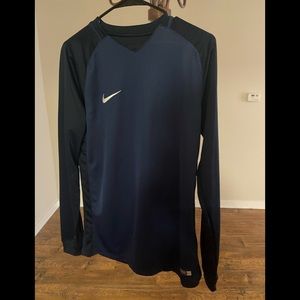 Navy Medium Mens Nike Authentic Collection Football Dri Fit